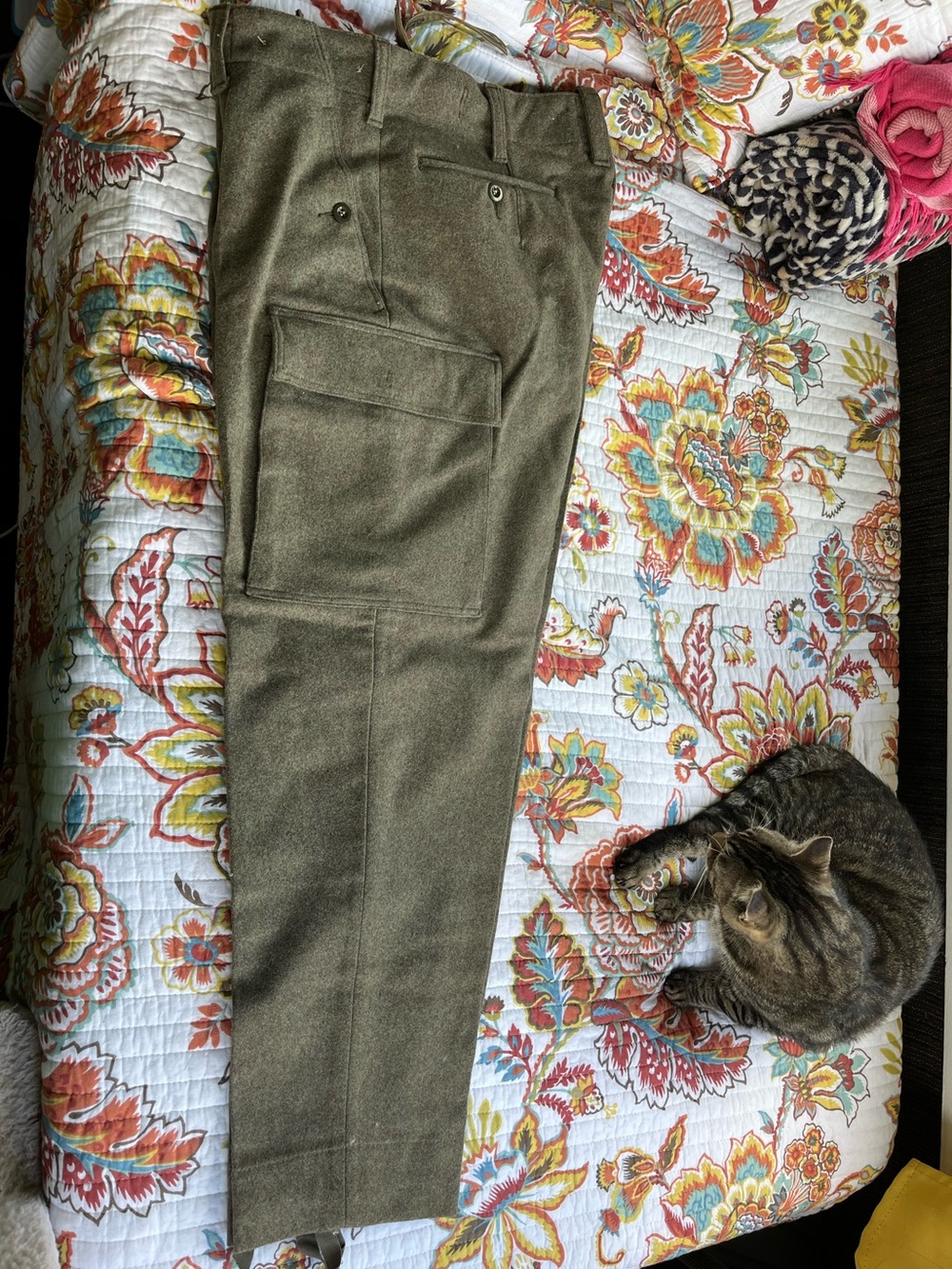 West German military cargo pants - vintage new. Never worn.